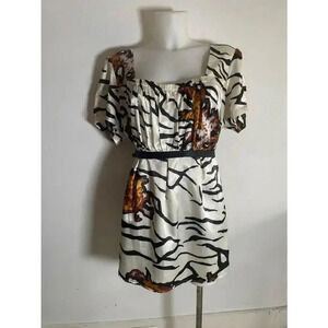 Women's Lane Bryant‎ Zebra Print Mini Silky Dress Size 18/20 GUC!